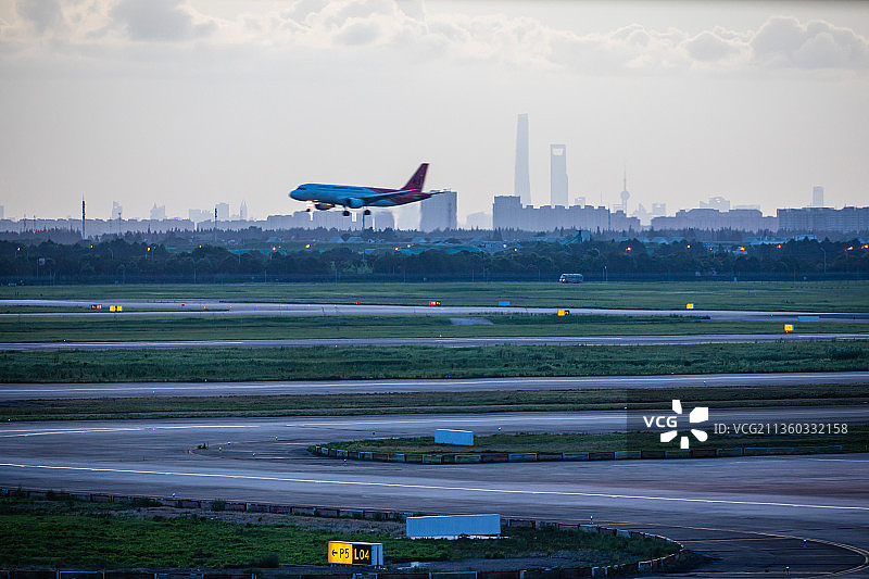 上海浦东机场图片素材