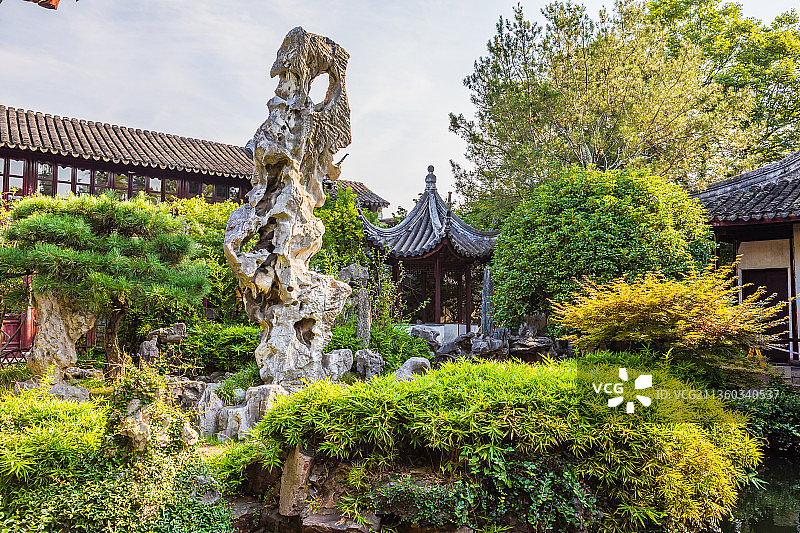 江苏苏州园林留园图片素材