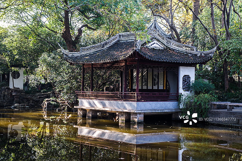 临水阁   摄于上海嘉定秋霞圃图片素材