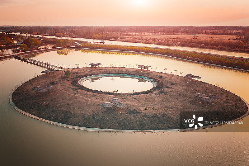 江苏南京+六合池杉湖 +湖心岛 (2)图片素材