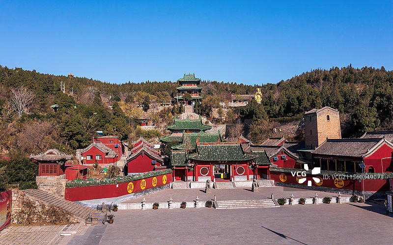 河南，焦作，月山寺，明月山，博爱县，佛教，禅宗，古建筑图片素材