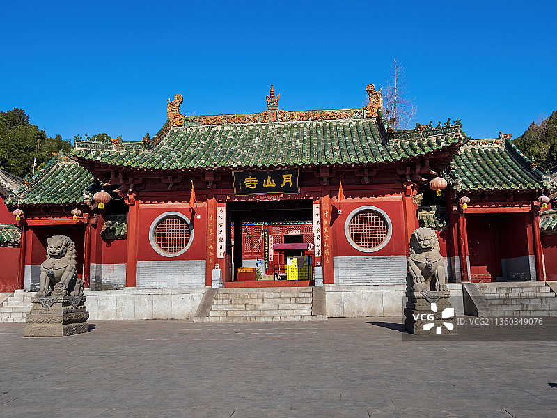 河南，焦作，月山寺，明月山，博爱县，佛教，禅宗，古建筑图片素材