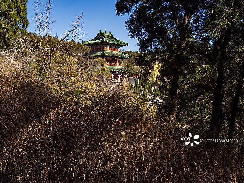 河南，焦作，月山寺，明月山，博爱县，佛教，禅宗，古建筑图片素材