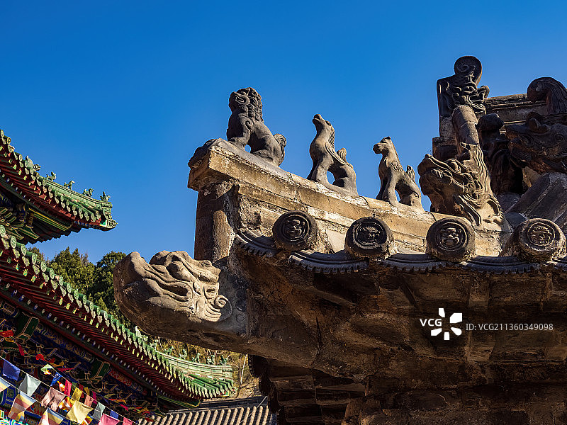 河南，焦作，月山寺，明月山，博爱县，佛教，禅宗，古建筑图片素材