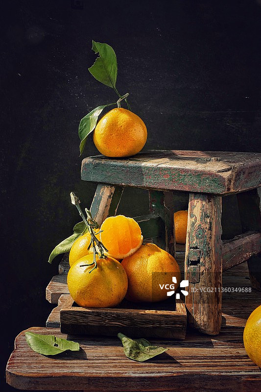 静物-橘子图片素材