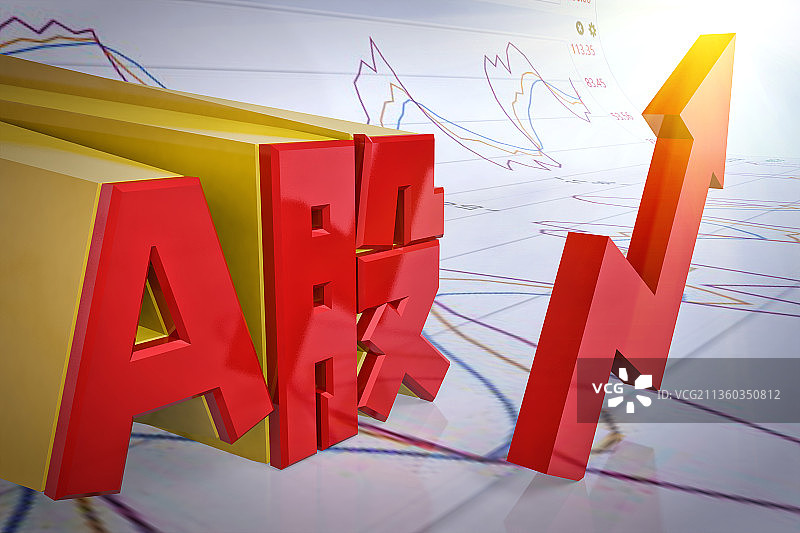 金融股市A股上涨箭头创意配图图片素材