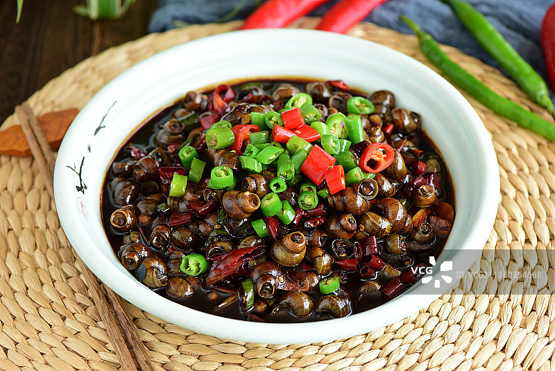 爆炒田螺图片素材