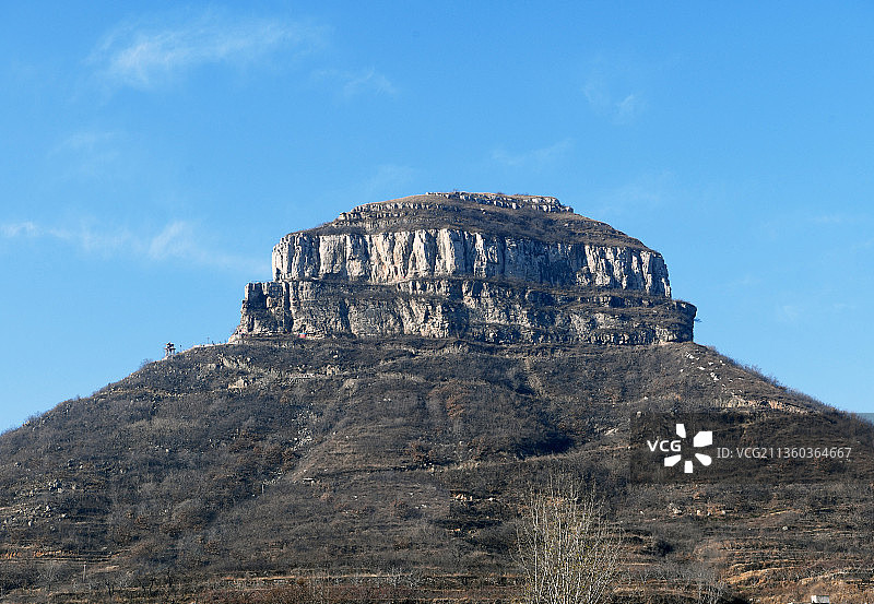 山东临沂平邑县白彦镇太皇崮风光图片素材
