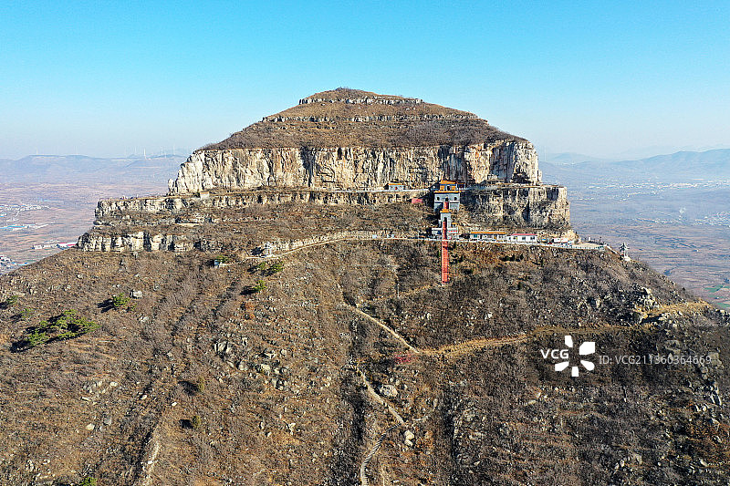 山东临沂平邑县白彦镇太皇崮风光图片素材