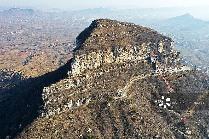 山东临沂平邑县白彦镇太皇崮风光图片素材