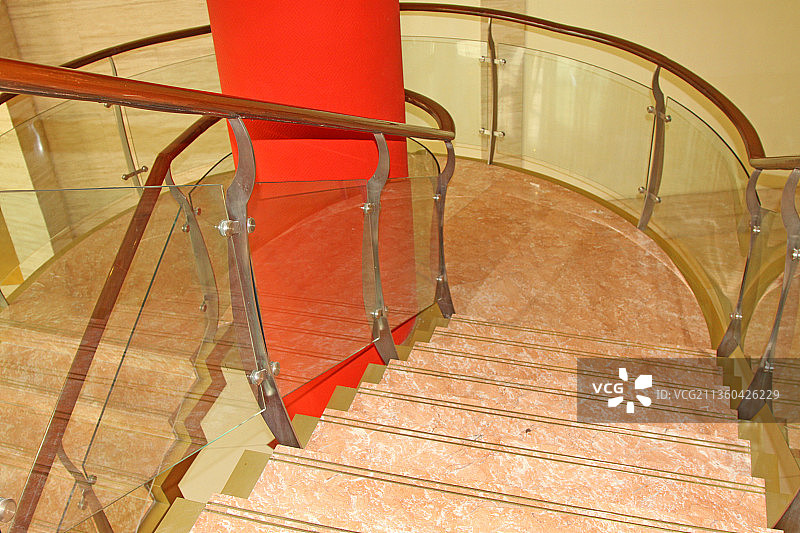 北京梅兰芳大剧院旋转楼梯图片素材