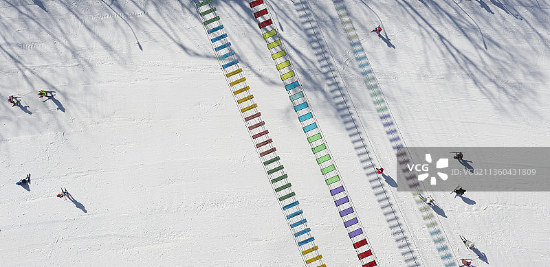 横冲滑雪场图片素材