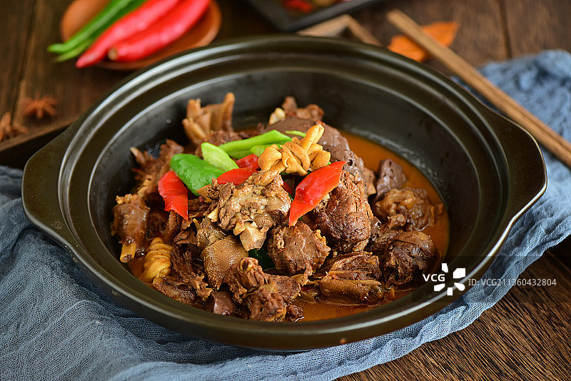 秘制红烧老鹅图片素材