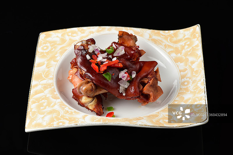 秘制猪手图片素材