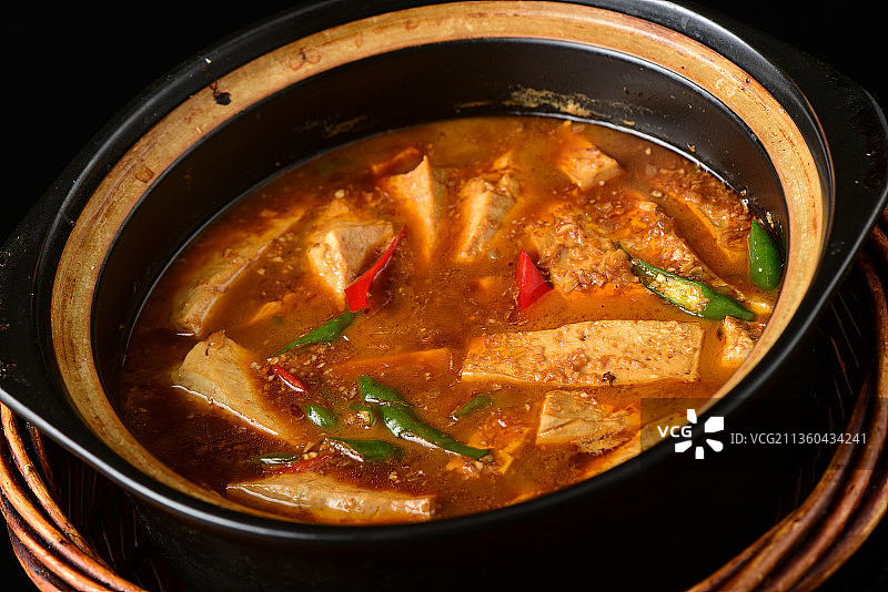 砂锅豆腐图片素材