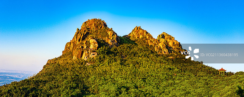 奇峰异石山峰岩石云海日出美景图片素材