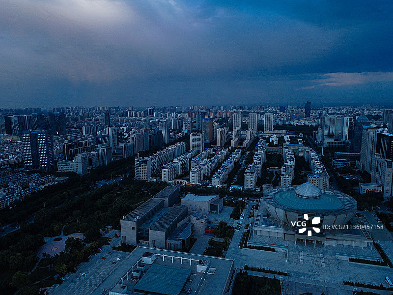 银川 金凤区 上海路 德馨公园   人民广场 会展中心 凯宾图片素材