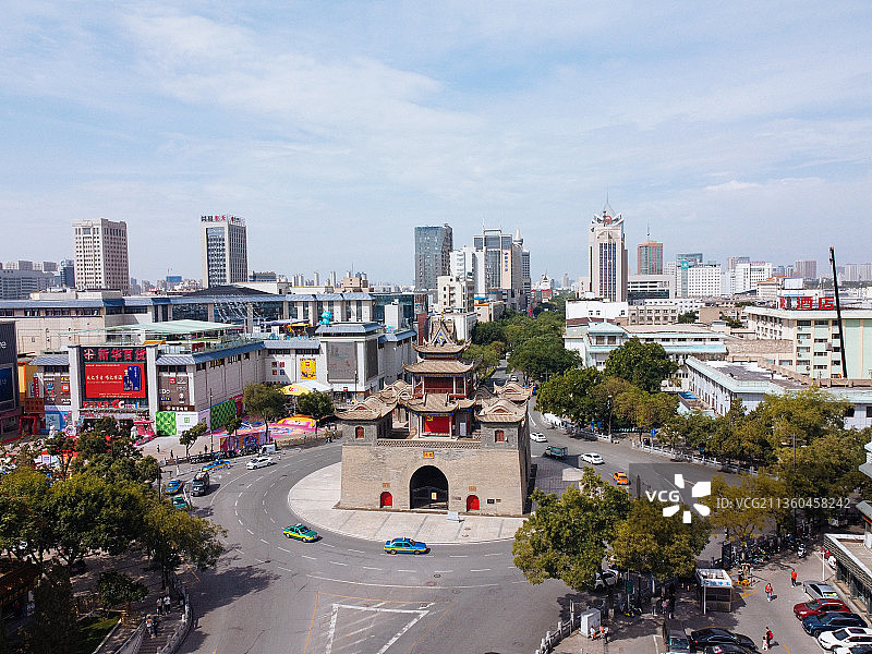 银川 兴庆区 鼓楼 解放东街 鼓楼北街 宁园 新华百货 世纪图片素材