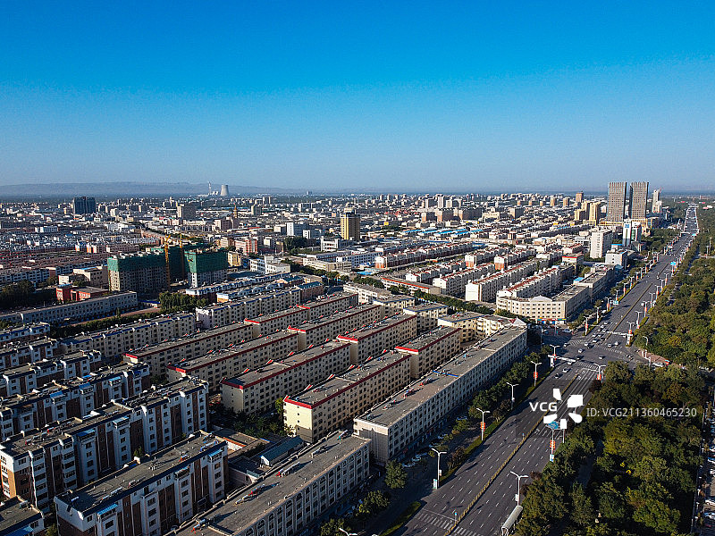 吴忠 利通区 盛元广场 开元大道 图书馆 体育馆 明珠路图片素材