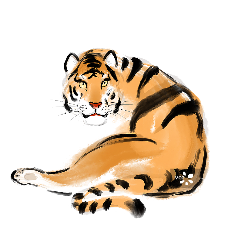 虎年元素图片素材