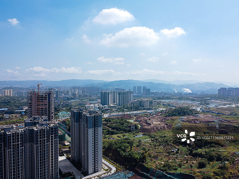 达州 通川区 鱼泉街 政务中心 凤凰大道 天立学校图片素材