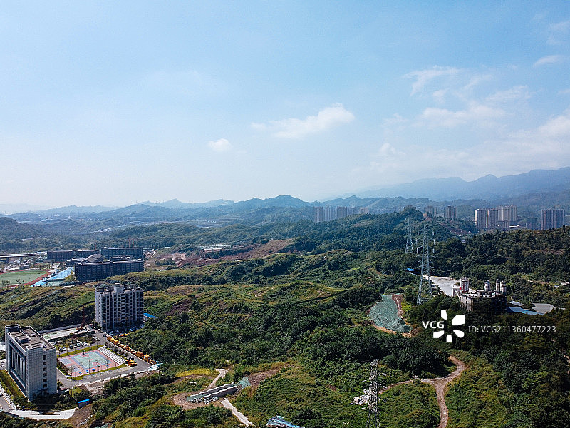 达州 通川区 鱼泉街 政务中心 凤凰大道 天立学校图片素材