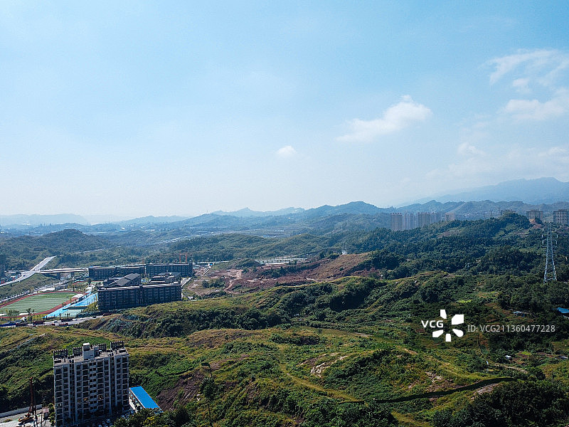 达州 通川区 鱼泉街 政务中心 凤凰大道 天立学校图片素材