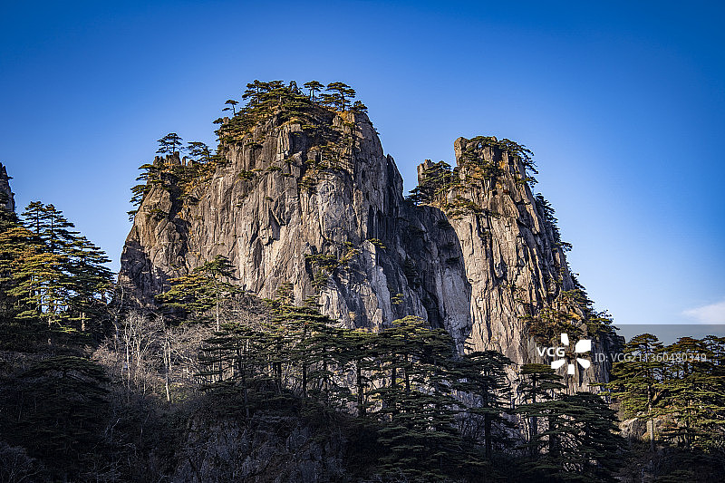 黄山的山峰图片素材