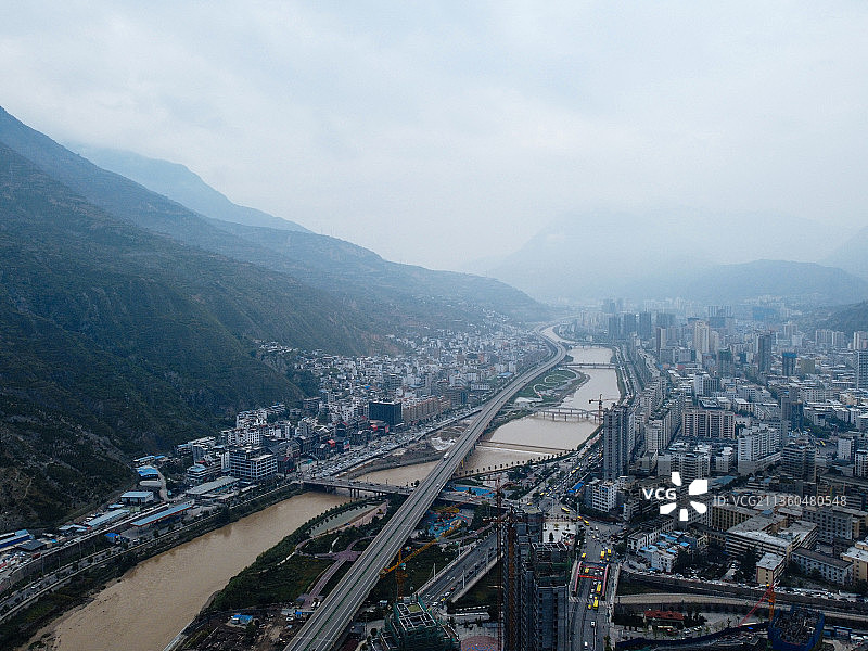 陇南 武都区 东江新区 市政广场 体育馆 美术馆 博物馆 万图片素材