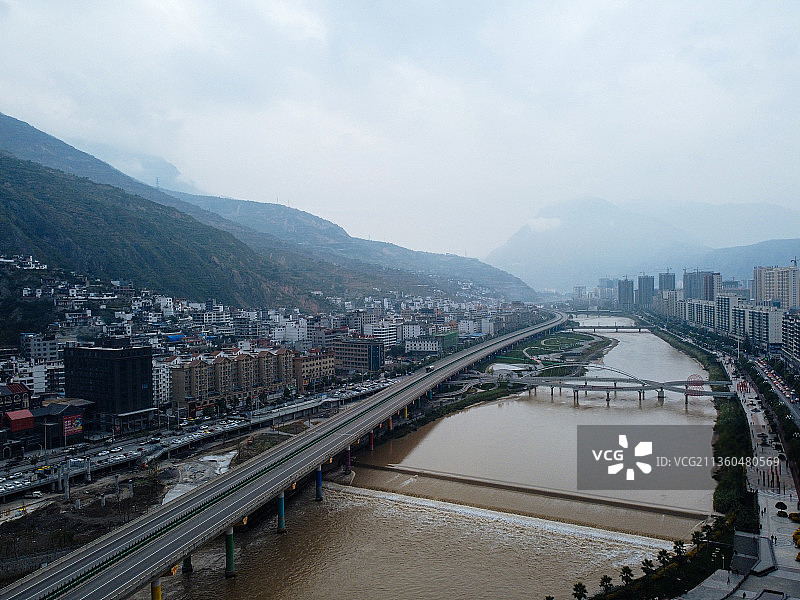 陇南 武都区 东江新区 市政广场 体育馆 美术馆 博物馆 万图片素材