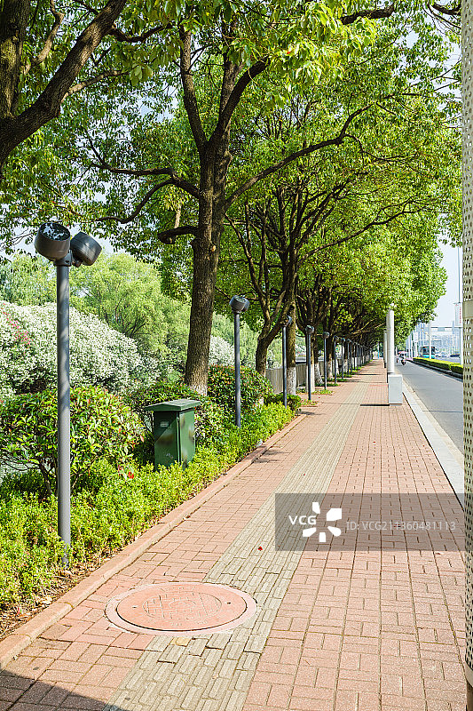 江苏苏州工业园区城市风光图片素材