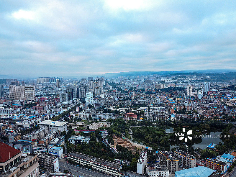 曲靖 麒麟区 麒麟东路 交通路 美佳华 文化馆 龙潭公园图片素材