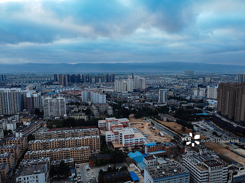 曲靖 麒麟区 麒麟东路 交通路 美佳华 文化馆 龙潭公园图片素材