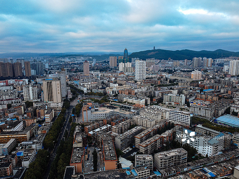 曲靖 麒麟区 麒麟东路 交通路 美佳华 文化馆 龙潭公园图片素材