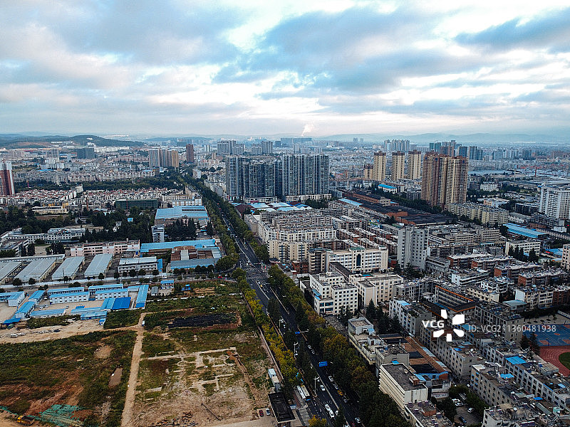 曲靖 麒麟区 麒麟东路 交通路 美佳华 文化馆 龙潭公园图片素材