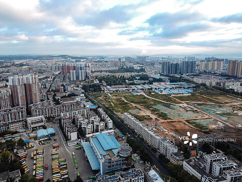 曲靖 麒麟区 麒麟东路 交通路 美佳华 文化馆 龙潭公园图片素材