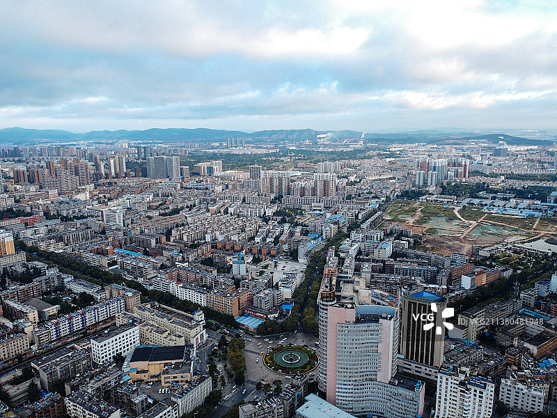 曲靖 麒麟区 麒麟东路 交通路 美佳华 文化馆 龙潭公园图片素材