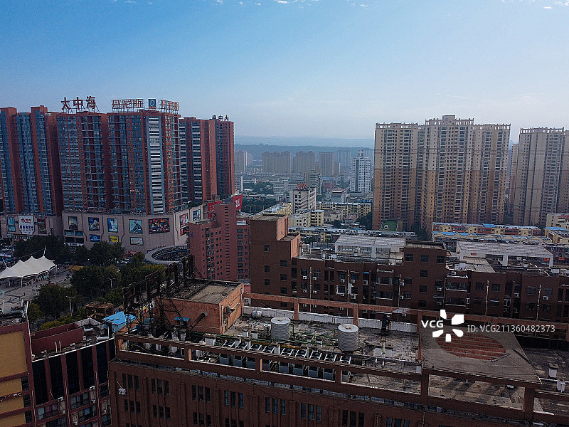 三门峡 湖滨区 湖滨广场 大中海城 丹尼斯 黄河东路 六峰中图片素材