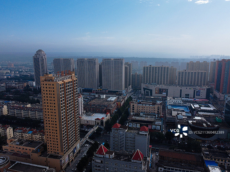 三门峡 湖滨区 湖滨广场 大中海城 丹尼斯 黄河东路 六峰中图片素材