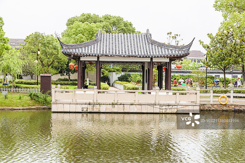 江苏苏州常熟聚沙园图片素材