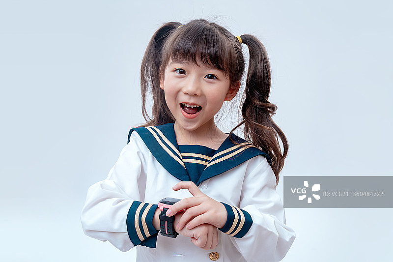 快乐的小女孩图片素材