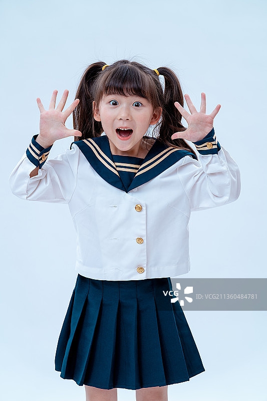 快乐的小女孩图片素材