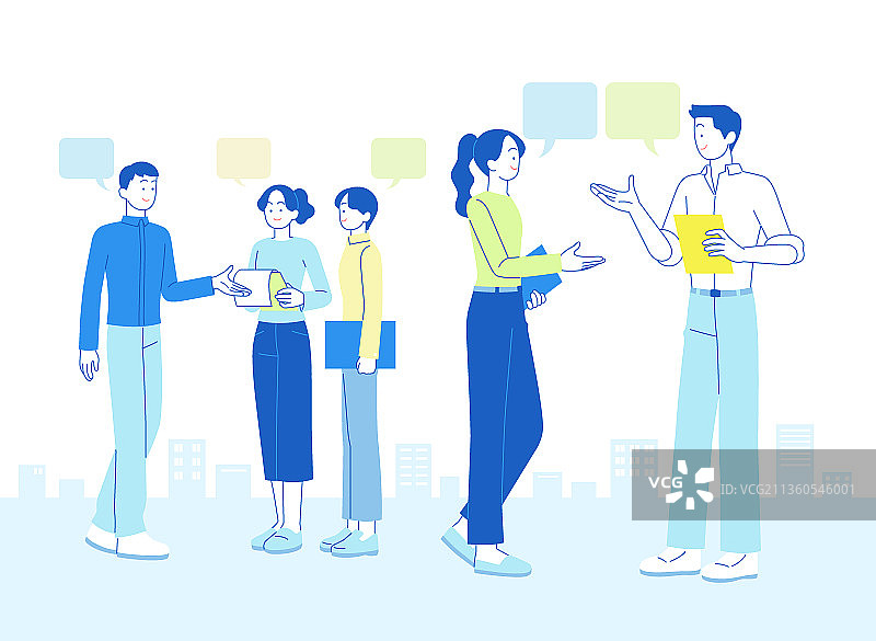 团队合作商务沟通理念图片素材