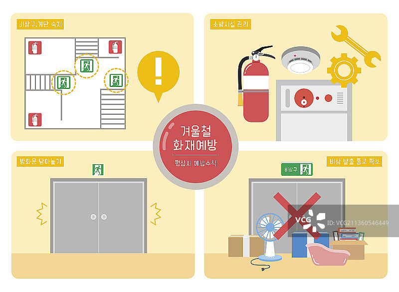 冬季防火安全图片素材