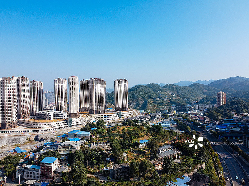 遵义 红花岗区 凤凰山公园 夏新广场 中华南路  湘江图片素材