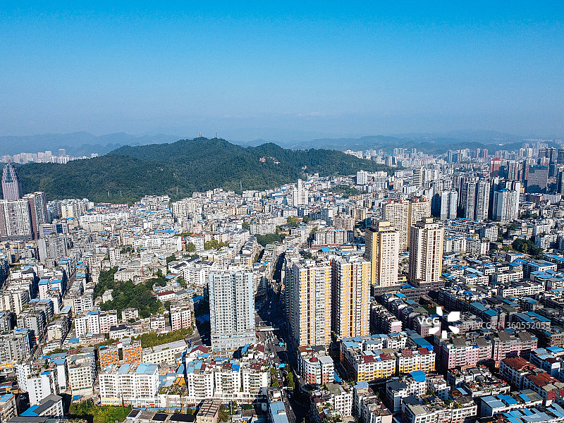 遵义 红花岗区 凤凰山公园 夏新广场 中华南路  湘江图片素材