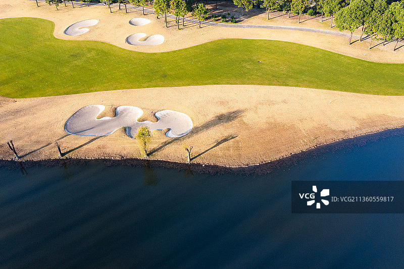 张家港高尔夫球场，运动，景观设计，运动，休闲，湖泊，草地，图片素材