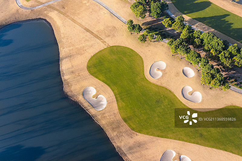 张家港高尔夫球场，运动，景观设计，运动，休闲，湖泊，草地，图片素材