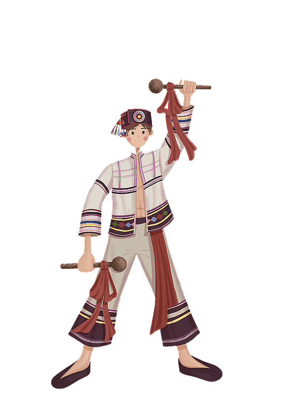 基诺族少年图片素材