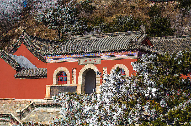 泰山雾凇图片素材